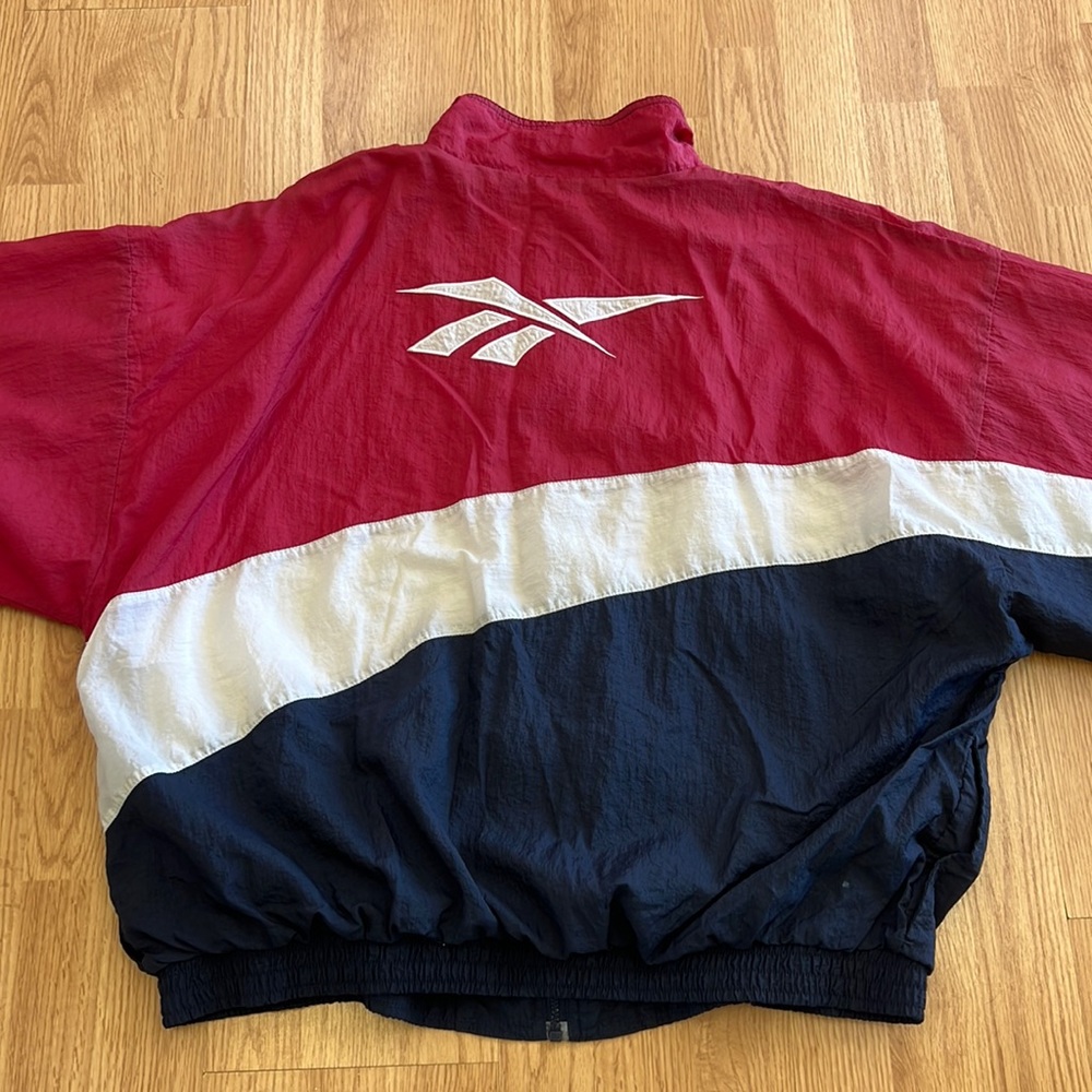 Vintage Reebok Windbreaker Jacket Sz XL